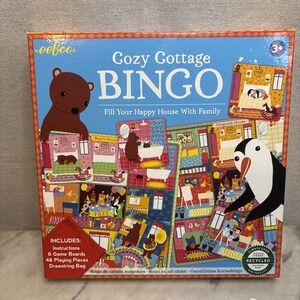 New Cozy Cottage Family Bingo Card Game Family‎ Game Night Kids Game Animal Game